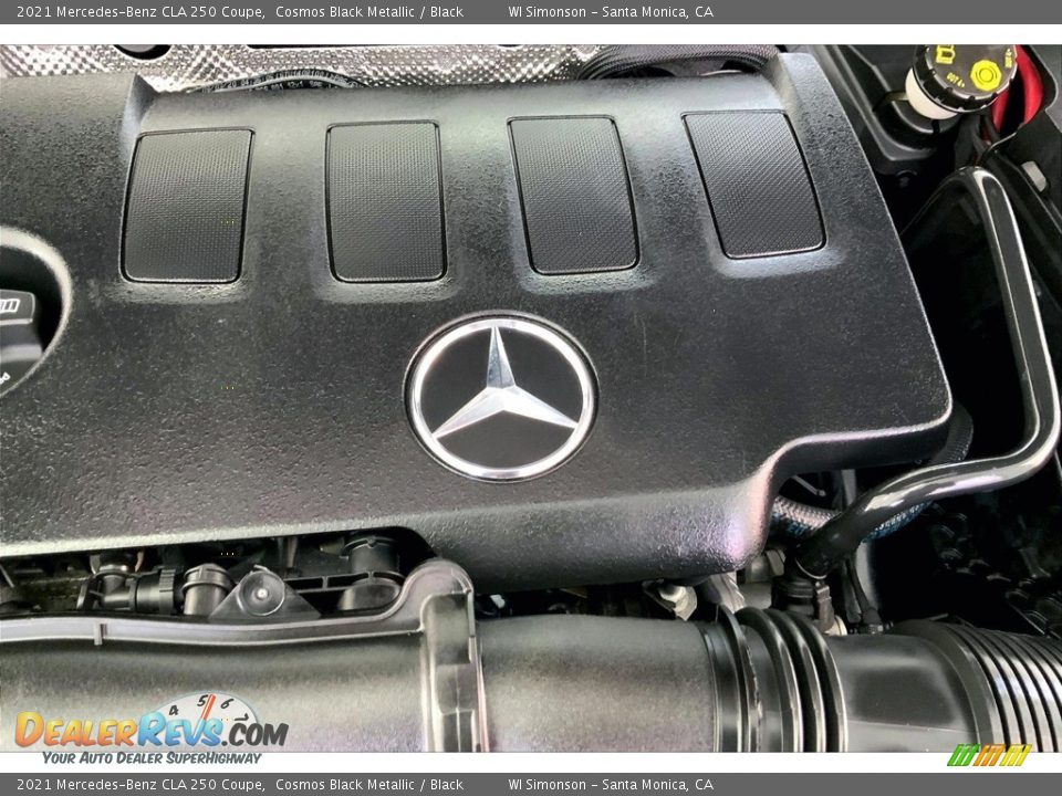 2021 Mercedes-Benz CLA 250 Coupe Cosmos Black Metallic / Black Photo #32