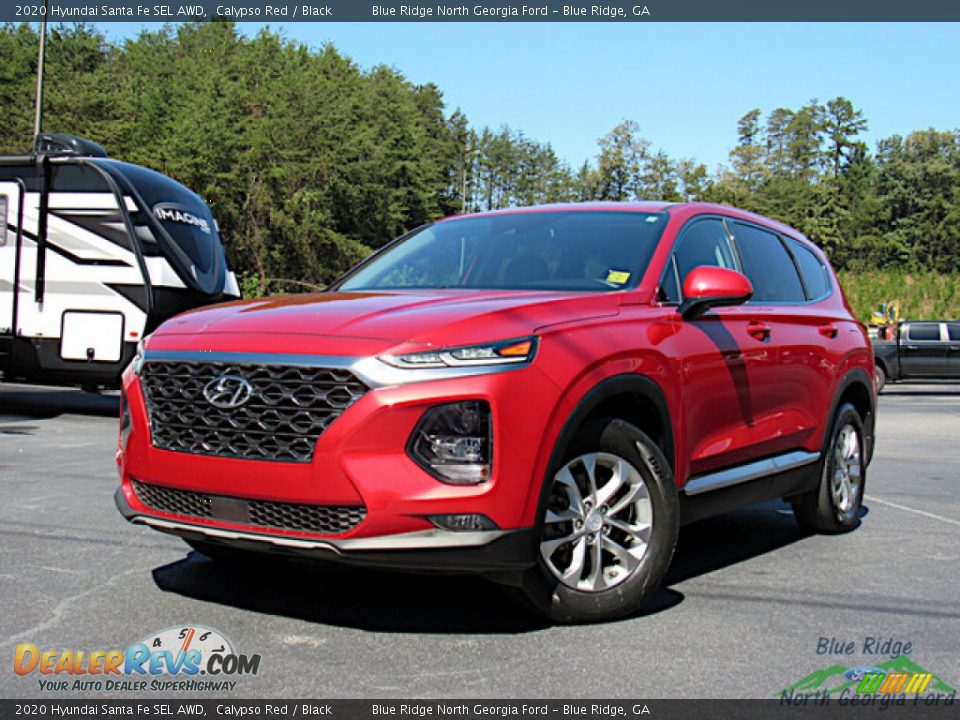 2020 Hyundai Santa Fe SEL AWD Calypso Red / Black Photo #1