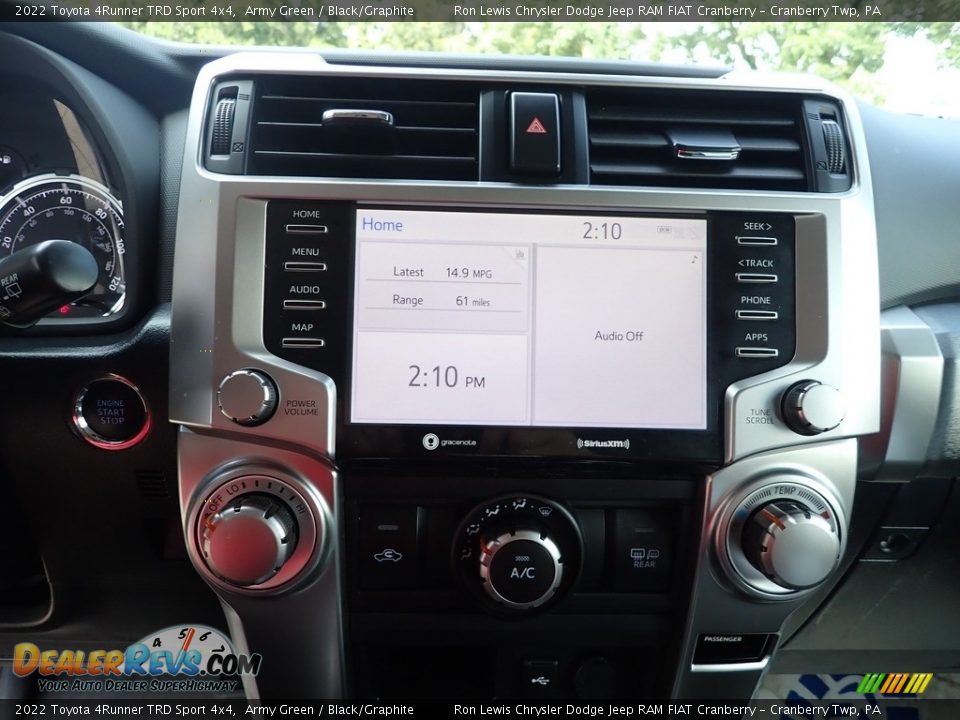 Controls of 2022 Toyota 4Runner TRD Sport 4x4 Photo #18