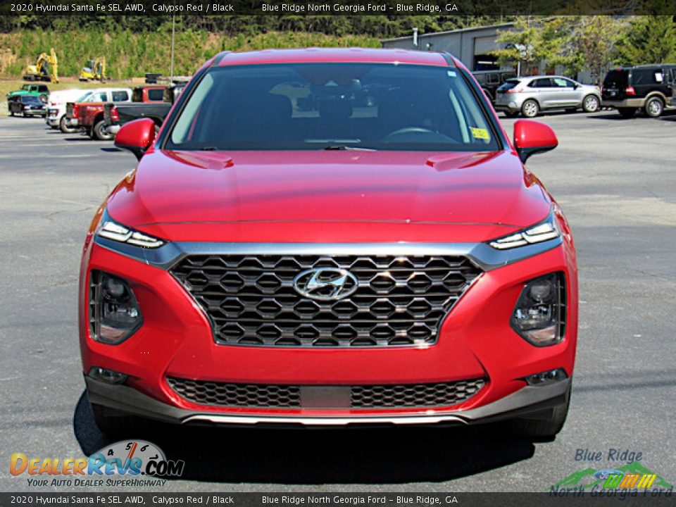 2020 Hyundai Santa Fe SEL AWD Calypso Red / Black Photo #4