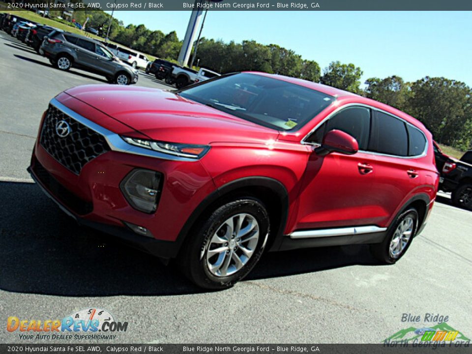 2020 Hyundai Santa Fe SEL AWD Calypso Red / Black Photo #20