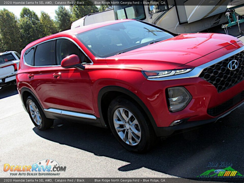 2020 Hyundai Santa Fe SEL AWD Calypso Red / Black Photo #21