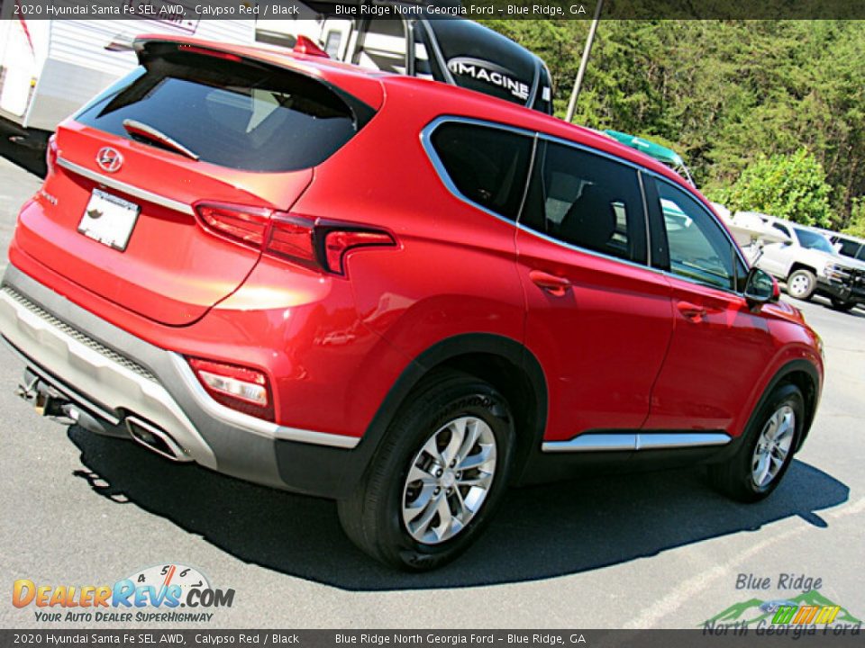 2020 Hyundai Santa Fe SEL AWD Calypso Red / Black Photo #22