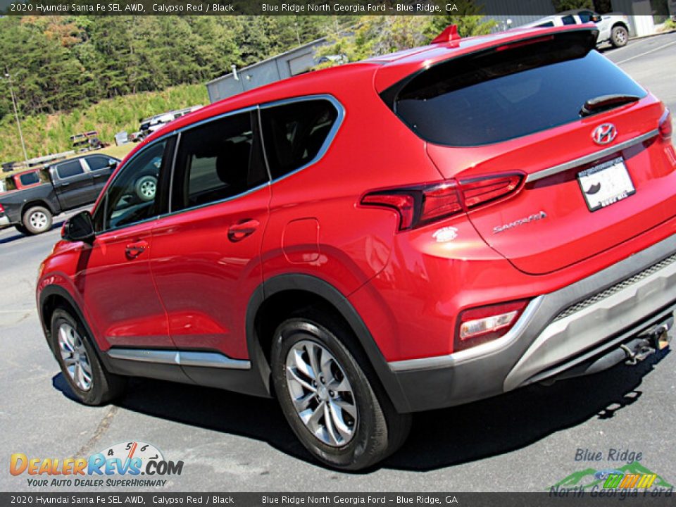 2020 Hyundai Santa Fe SEL AWD Calypso Red / Black Photo #23