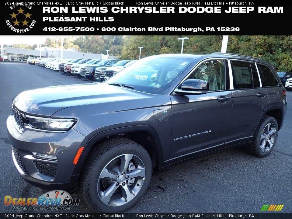 2024 Jeep Grand Cherokee 4XE Baltic Gray Metallic / Global Black Photo #1