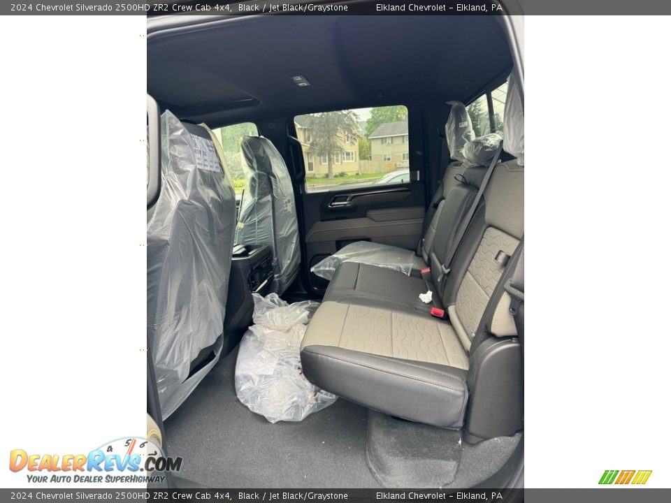 Rear Seat of 2024 Chevrolet Silverado 2500HD ZR2 Crew Cab 4x4 Photo #8