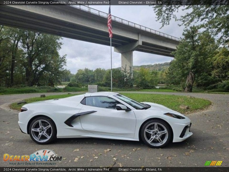 Arctic White 2024 Chevrolet Corvette Stingray Convertible Photo #1