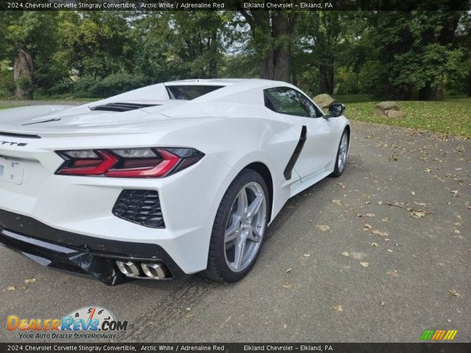 2024 Chevrolet Corvette Stingray Convertible Arctic White / Adrenaline Red Photo #3