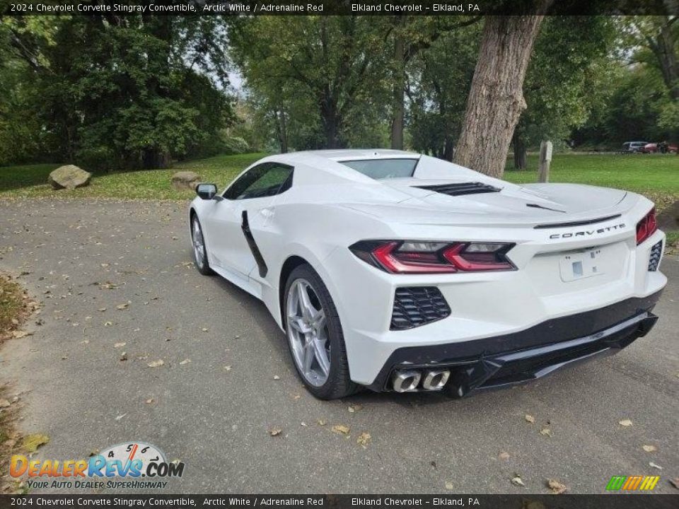 2024 Chevrolet Corvette Stingray Convertible Arctic White / Adrenaline Red Photo #5