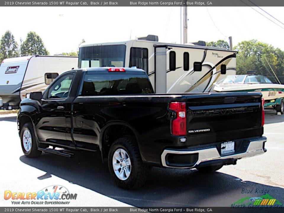 2019 Chevrolet Silverado 1500 WT Regular Cab Black / Jet Black Photo #3