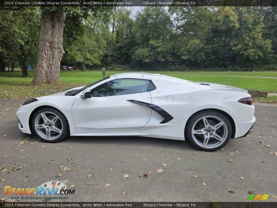 Arctic White 2024 Chevrolet Corvette Stingray Convertible Photo #6