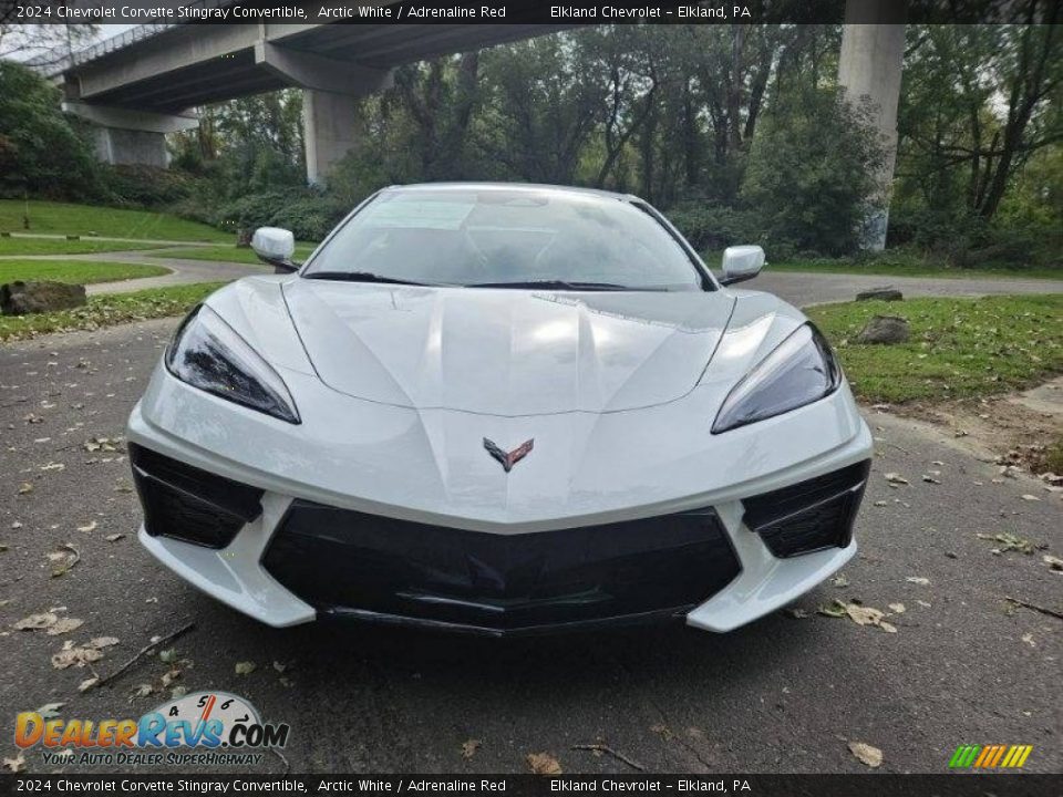 2024 Chevrolet Corvette Stingray Convertible Arctic White / Adrenaline Red Photo #9