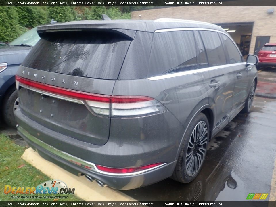 2020 Lincoln Aviator Black Label AWD Chroma Caviar Dark Gray / Black Label Cashmere Photo #4