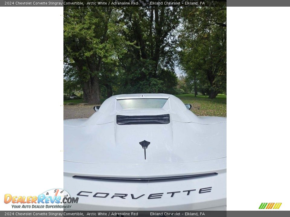 2024 Chevrolet Corvette Stingray Convertible Arctic White / Adrenaline Red Photo #10