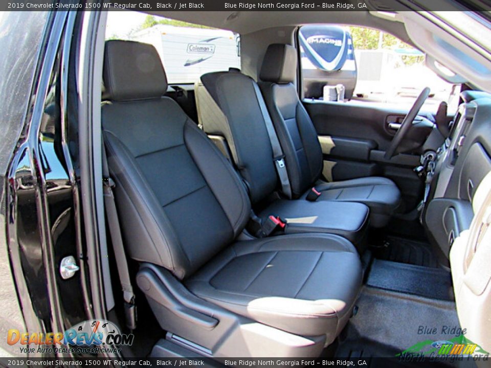 Front Seat of 2019 Chevrolet Silverado 1500 WT Regular Cab Photo #12