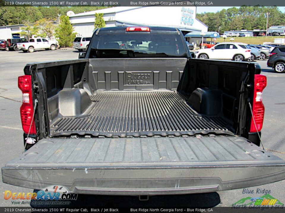 2019 Chevrolet Silverado 1500 WT Regular Cab Black / Jet Black Photo #13