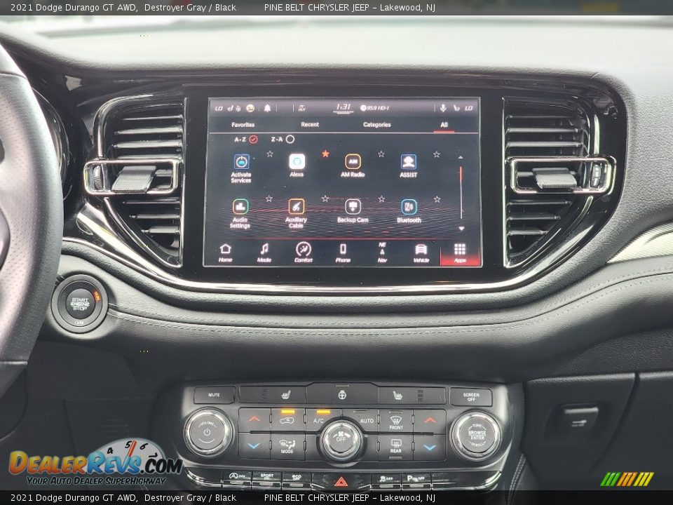 Controls of 2021 Dodge Durango GT AWD Photo #3