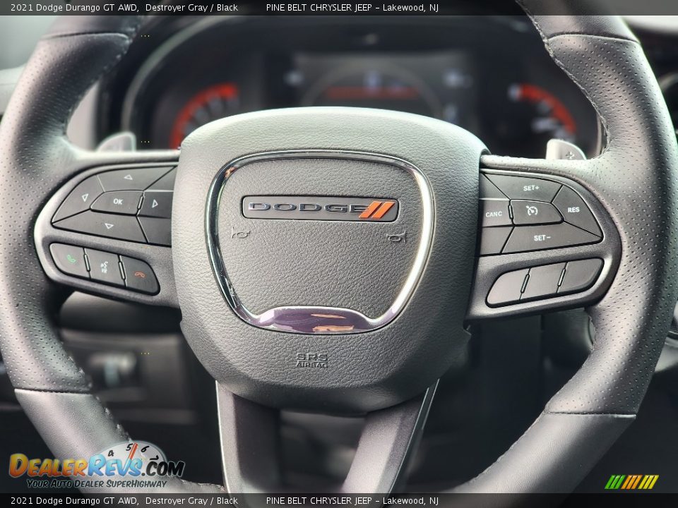 2021 Dodge Durango GT AWD Steering Wheel Photo #10