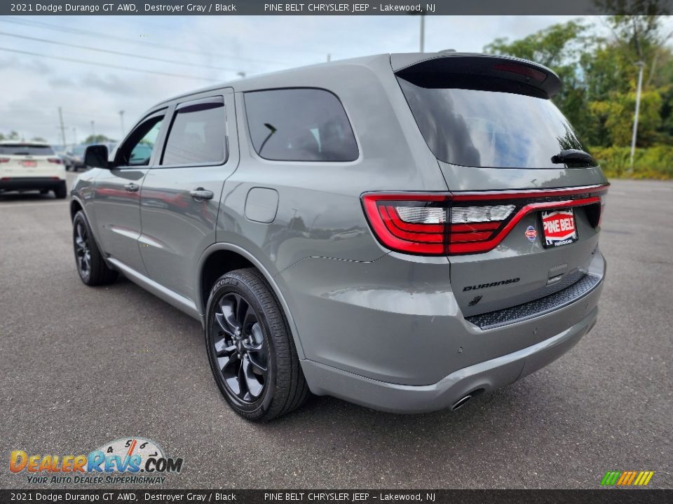 2021 Dodge Durango GT AWD Destroyer Gray / Black Photo #16