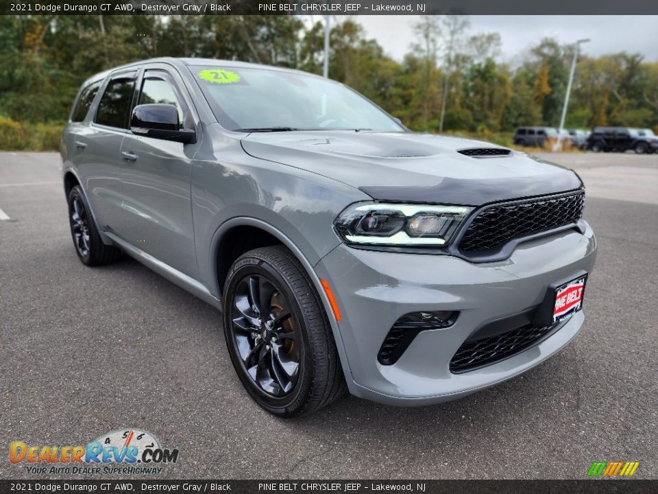 Front 3/4 View of 2021 Dodge Durango GT AWD Photo #21