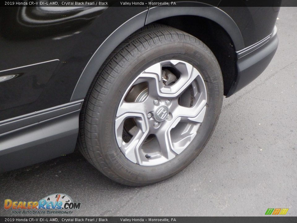 2019 Honda CR-V EX-L AWD Crystal Black Pearl / Black Photo #4