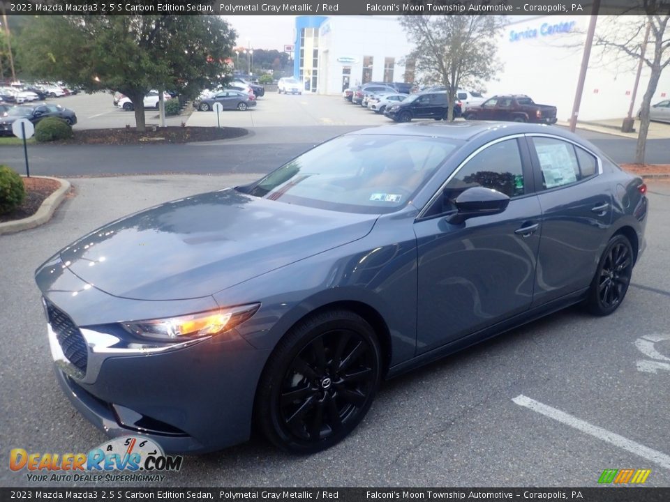 Front 3/4 View of 2023 Mazda Mazda3 2.5 S Carbon Edition Sedan Photo #6