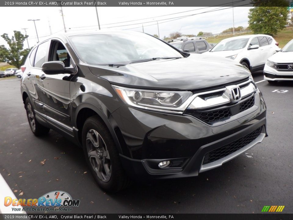 2019 Honda CR-V EX-L AWD Crystal Black Pearl / Black Photo #6