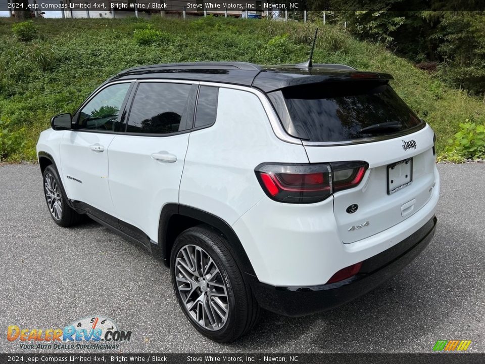 2024 Jeep Compass Limited 4x4 Bright White / Black Photo #8