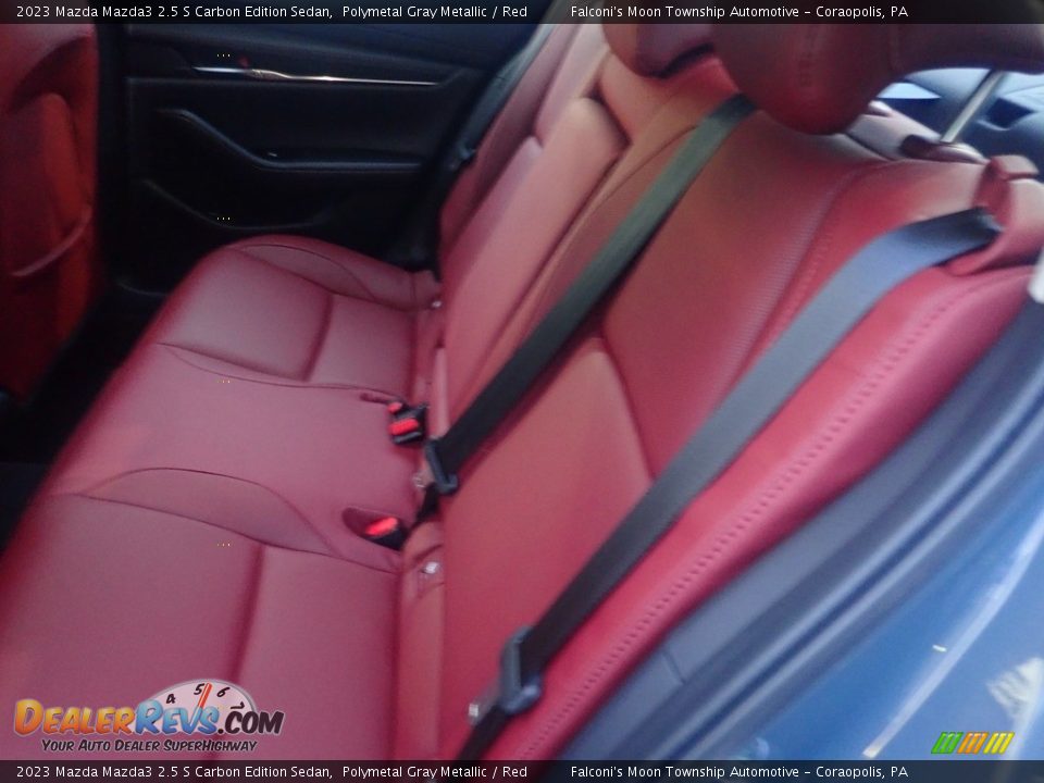 Rear Seat of 2023 Mazda Mazda3 2.5 S Carbon Edition Sedan Photo #11