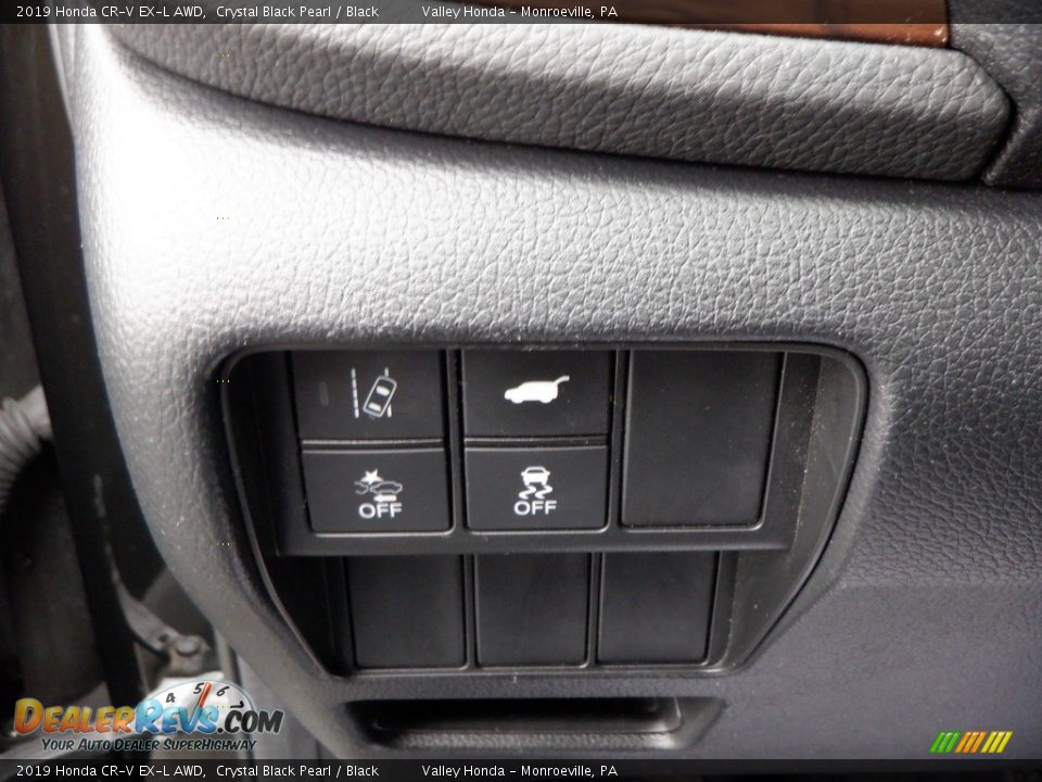 2019 Honda CR-V EX-L AWD Crystal Black Pearl / Black Photo #12