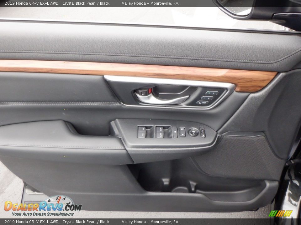 2019 Honda CR-V EX-L AWD Crystal Black Pearl / Black Photo #13