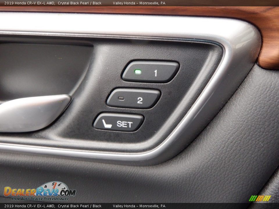 2019 Honda CR-V EX-L AWD Crystal Black Pearl / Black Photo #14