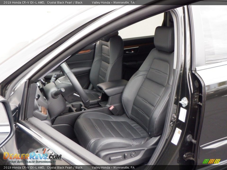 2019 Honda CR-V EX-L AWD Crystal Black Pearl / Black Photo #16