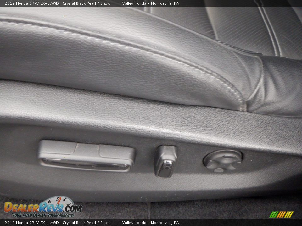 2019 Honda CR-V EX-L AWD Crystal Black Pearl / Black Photo #17
