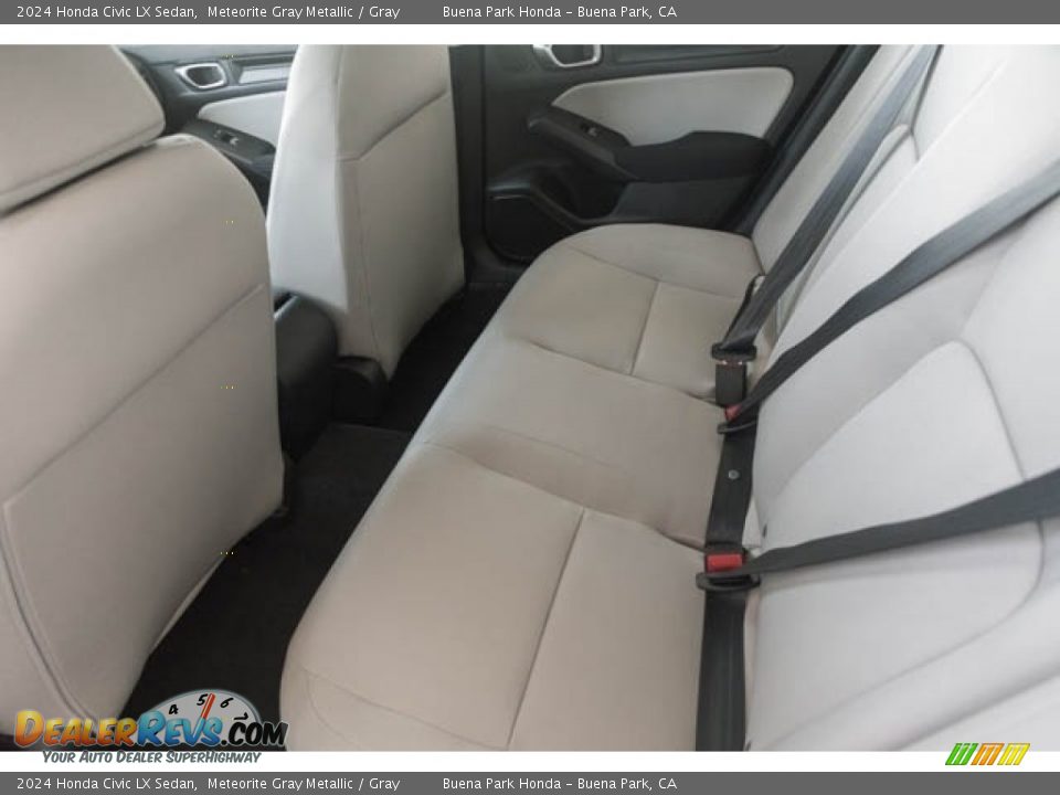 Rear Seat of 2024 Honda Civic LX Sedan Photo #16
