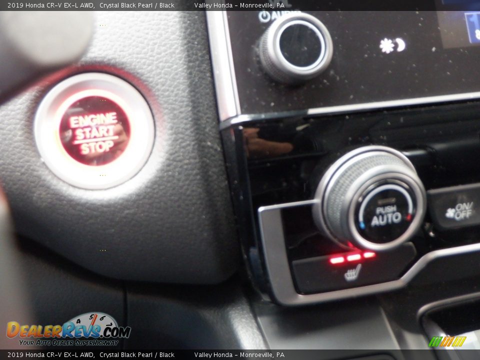 2019 Honda CR-V EX-L AWD Crystal Black Pearl / Black Photo #19