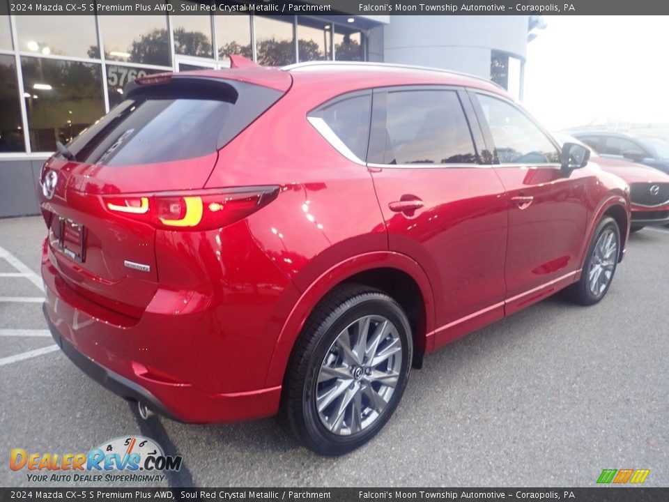 2024 Mazda CX-5 S Premium Plus AWD Soul Red Crystal Metallic / Parchment Photo #2