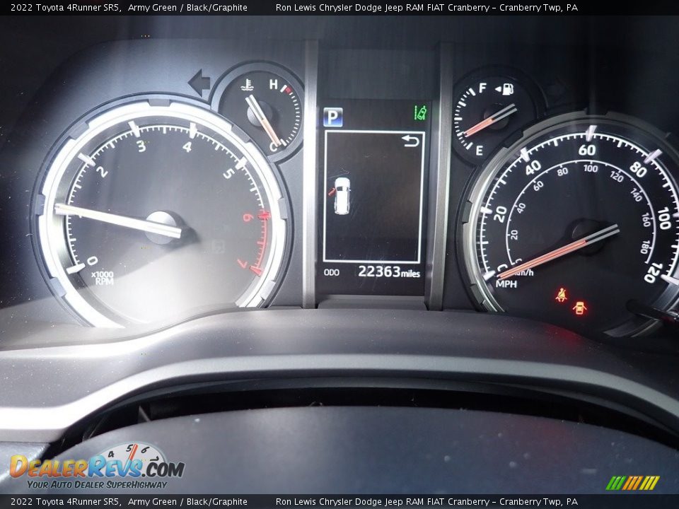 2022 Toyota 4Runner SR5 Gauges Photo #17