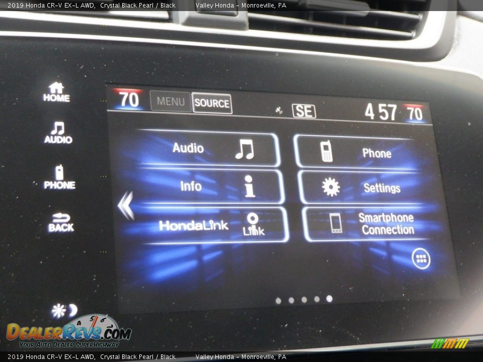 2019 Honda CR-V EX-L AWD Crystal Black Pearl / Black Photo #20