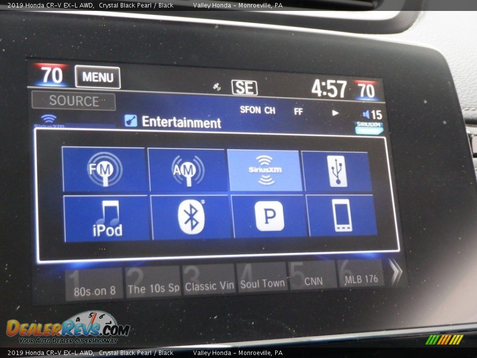 2019 Honda CR-V EX-L AWD Crystal Black Pearl / Black Photo #21