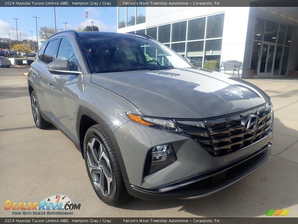 2024 Hyundai Tucson Limited AWD Hampton Gray / Gray Photo #9