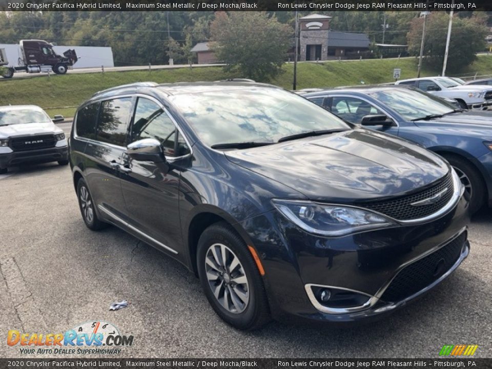 2020 Chrysler Pacifica Hybrid Limited Maximum Steel Metallic / Deep Mocha/Black Photo #2