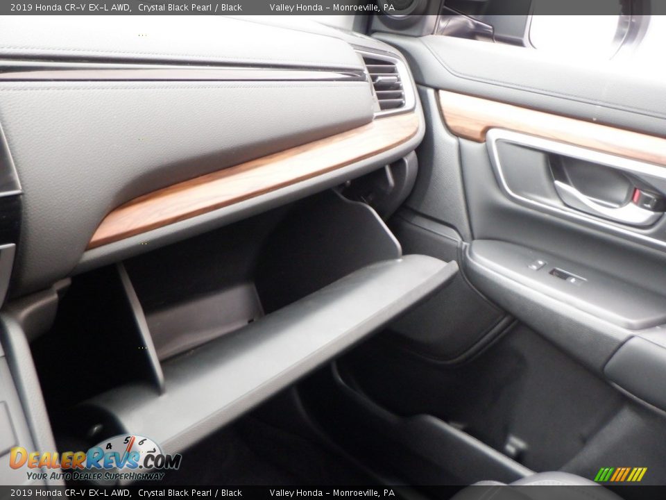 2019 Honda CR-V EX-L AWD Crystal Black Pearl / Black Photo #28