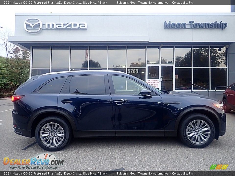 2024 Mazda CX-90 Preferred Plus AWD Deep Crystal Blue Mica / Black Photo #1