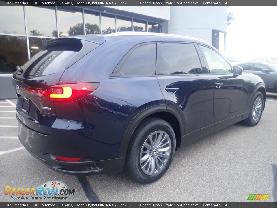 2024 Mazda CX-90 Preferred Plus AWD Deep Crystal Blue Mica / Black Photo #2