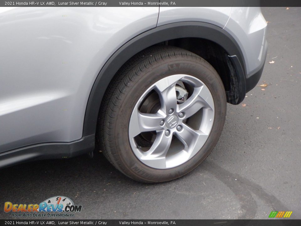 2021 Honda HR-V LX AWD Lunar Silver Metallic / Gray Photo #2