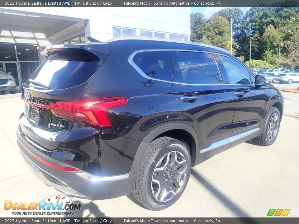 2023 Hyundai Santa Fe Limited AWD Twilight Black / Gray Photo #2