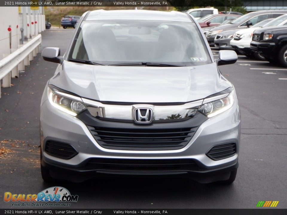 2021 Honda HR-V LX AWD Lunar Silver Metallic / Gray Photo #3