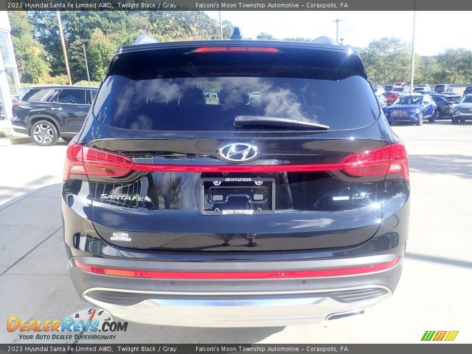 2023 Hyundai Santa Fe Limited AWD Twilight Black / Gray Photo #3