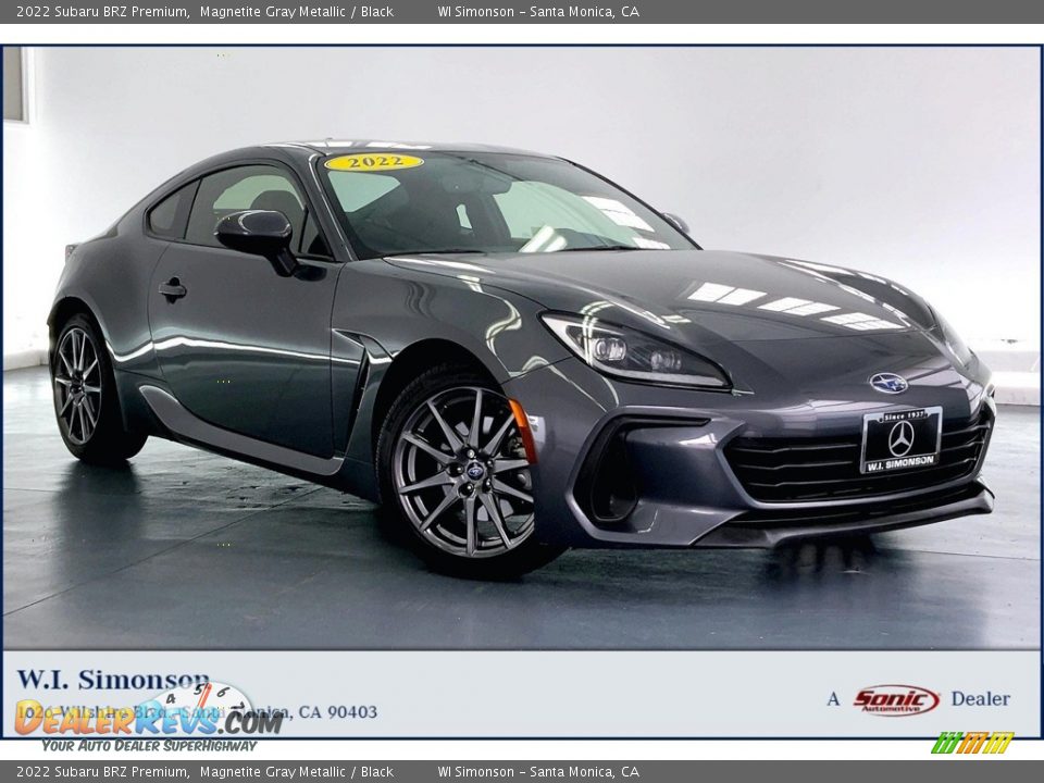 2022 Subaru BRZ Premium Magnetite Gray Metallic / Black Photo #1